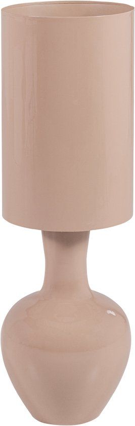 WOOOD Loa Tafellamp XL - Metaal - Hoogglans Lichtroze