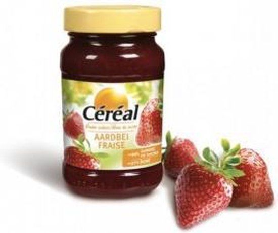 Cereal Fruitbeleg Aardbei Suikervrij 270g