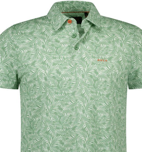 New Zealand Auckland NZA Polo Albery Mist Groen - Maat M - Heren