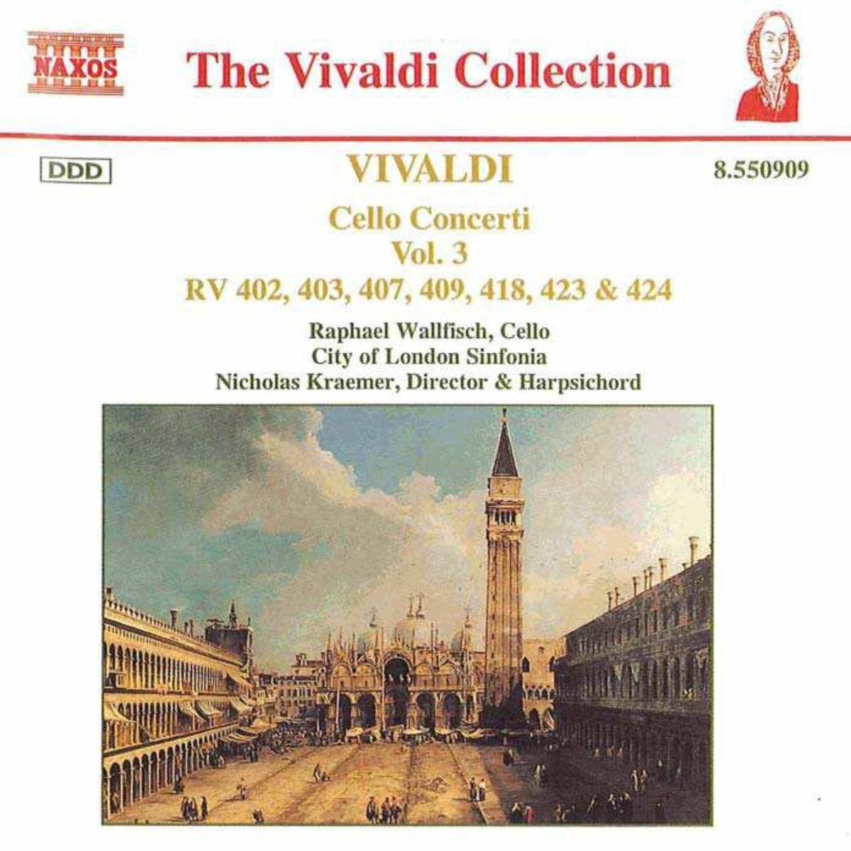 OUTHERE Antonio Vivaldi: Concerti per Violoncello Integrale Vol 3 F3 Nr 9 Nr 16 Nr 18 Nr 23 Nr 25 Nr 27