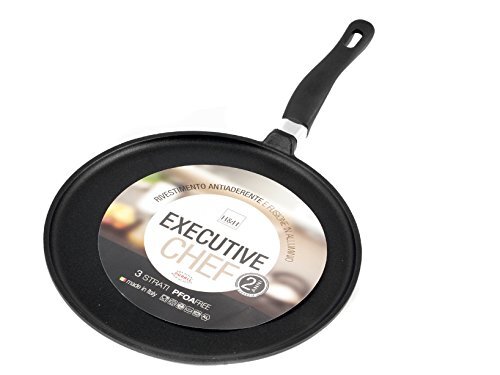 Home Granchef crêpepan, anti-aanbak met handvat, aluminium, zwart, 20 cm