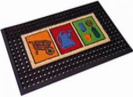Intergard Deurmat Tuin rubber 40x60cm