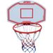 ENERO Panier de basket-ball, 71x45 cm, diamètre de l'anneau 40 cm, blanc