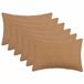 vidaXL Kussensloop - 6 stuks - Beige - 50 x 75 cm