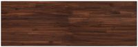 vidaXL Tafelblad Donkerbruin Glas 150 x 50 x 3,2 cm