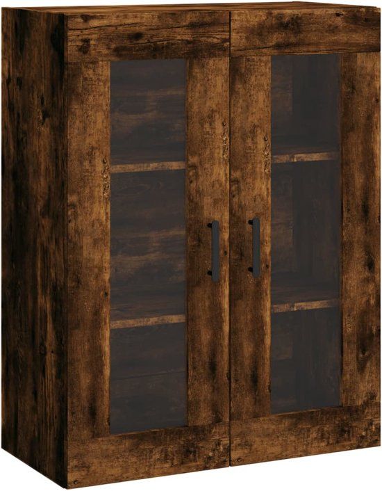 vidaXL Wandkast 69,5x34x90 cm Gerookt eikenkleurig