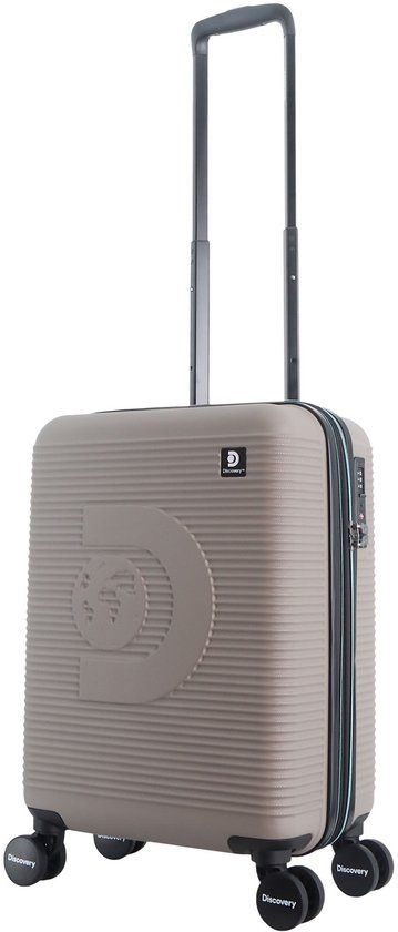 Discovery Eclipse Harde Handbagage Koffer / Trolley / Reiskoffer - Small - Bruin