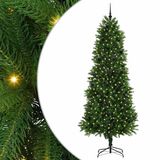 vidaXL Kerstboom met 300 LED, Groen, 240 cm, PE