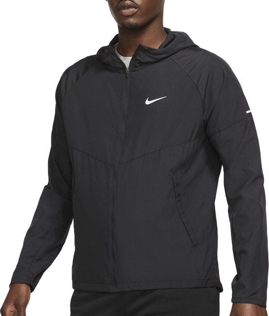 Nike Repel Miler Sportjas Heren - Zwart - Maat XL