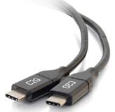 C2G CablesToGo 0.9m USB-C naar USB-C Kabel (5A) Zwart