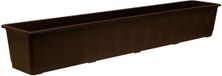 Geli Jardinière pour balcon - Standard - 100 cm - Marron