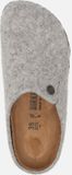 Birkenstock Zermatt Standard WZ Narrow Dames Sloffen - Light Gray - Maat 36