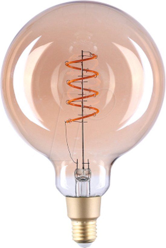 Shelly Vintage G125 LED-lamp - E27 - 4W - 2200K - Helder