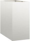 vidaXL Plantenbak 40x80x80 cm Roestvrij Staal