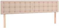 vidaXL Hoofdbord 160x5x78/88 cm Kunstleer Cappuccino