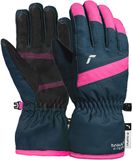 REUSCH Sporthandschoenen 'Wonder' donkerblauw / lichtroze / zwart / wit