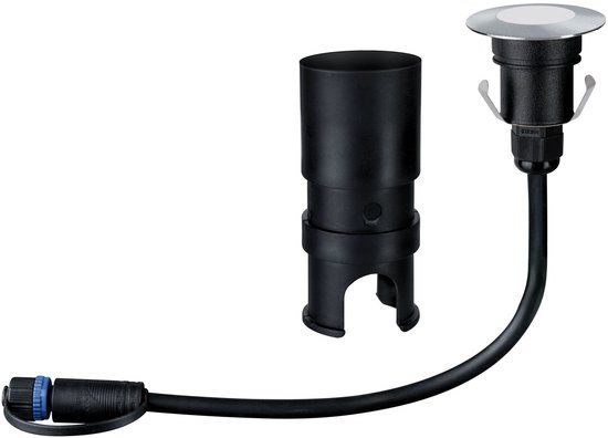 Paulmann Outdoor Plug & Shine Grondspot - 2.5W - 3000K - IP67 - Zilver
