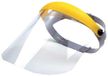 Bollé Safety RELRSI, Visière de protection rabattable, Jaune/Gris, Taille unique Série FLIP-UP FACE SHIELD