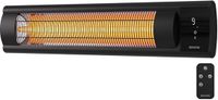 Auronic Terrasverwarmer - XL - Infrarood Verwarming - Elektrische Heater - 25m2 - 3000W - Afstandsbediening - 9 Standen - Zwart