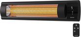 Auronic Terrasverwarmer - XL - Infrarood Verwarming - Elektrische Heater - 25m2 - 3000W - Afstandsbediening - 9 Standen - Zwart