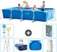 Intex Rechthoekig Frame Zwembad - 450 x 220 x 84 cm - Blauw