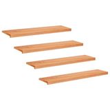 vidaXL - Trapmatten - 4 stuks - Lak - 110 x 30 x 2 cm - Massief beukenhout