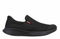 MBT SF-Modena III Slip On Heren Sneakers Zwart Leer Synthetisch