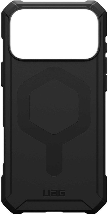 Urban Armor Gear Essential Armor MagSafe Case voor iPhone 17 Pro - Zwart