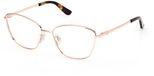 Guess GU50224 Shiny rose gold 56/15/140 Vrouwen Brilmonturen