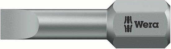 Wera 800/1 TZ Sleufschroeven Bits, 1.2 x 6.5 x 25 mm