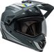 Bell MX-9 Adventure MIPS Alpine Houtskool Zilver Adventure Helm