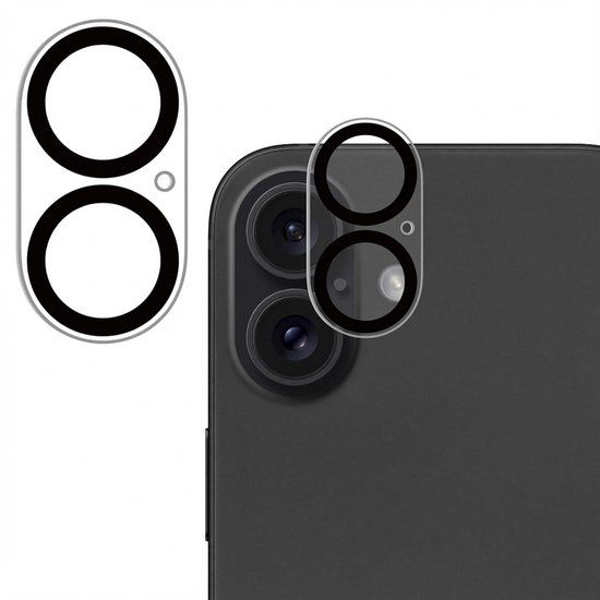 imoshion Camera Lens Protector - Geschikt voor Apple iPhone 17 / 16 Plus / 16 - 2 Pack - Zwart