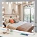 Goodivery® Miroir mural avec éclairage - Blanc