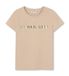 Michael Kors Mädchen R30603 Beige Logo T-Shirt (12Y=150cm)