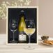Maison de la Surprise Coffret à vin avec verres gravés - Chardonnay