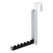 Yamazaki 7162 SMART Foldable Over~The~Door Hanger, black, Steel, 2 x 7~20.5 x 20 cm