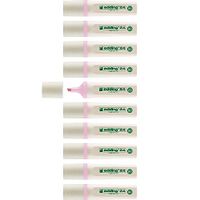 edding 24 EcoLine highlighter - pastelroze - 10 markeerstiften