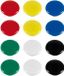 Westcott magneten - 20x8mm - Assorti kleuren - 12 stuks