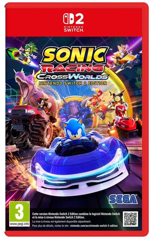 Sega Sonic Racing CrossWorlds – Switch 2-spel – Transfer Rings