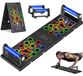 Planche push-up - 24-en-1 - Avec poignées - Pliable - Pieds antidérapants