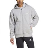 Adidas All Szn Fleece Sweatshirt Met Rits Grijs L / Regular Man
