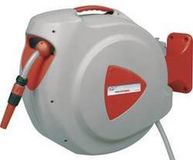 Holzmann Maschinen WSR30M Tuinslanghouder voor aan de muur Rood, Grijs 12.7 mm 30 m 1/2 inch 1 stuk(s)