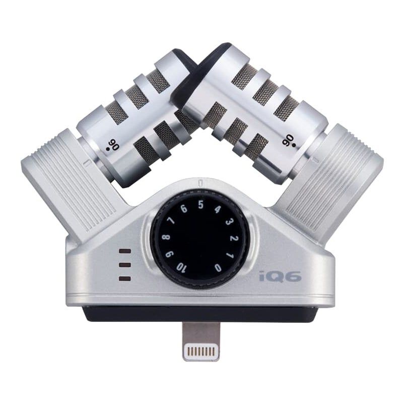 Zoom iQ6 XY stereo microfoon voor iPhone, iPod Touch en iPad