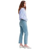 Levi's 501® Original Lightweight Cropped Jeans Blauw W25L30 Dames