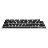 kwmobile Keyboard Cover Compatible with Apple MacBook Air 15 M5 2026 A3448 - Keyboard Cover US English QWERTY - Black