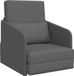 vidaXL Slaapbank Donkergrijs Stof 65 x 80 x 83 cm