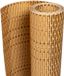 vidaXL Balkonscherm 600x80 cm lichtbruin rattan