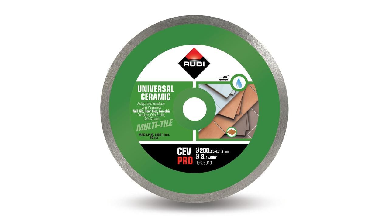 Rubi CEV Pro Diamond Blade for Ceramic Tiles - 200mm