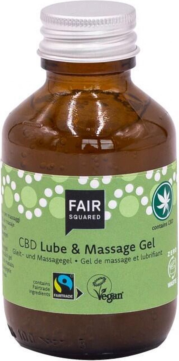 Fair Squared Glij- en Massagegel met CBD