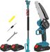 StarTech Kettingzaag Telescopische hoogstamzaag Borstelloze motor 600 W Accu-aangedreven Blauw